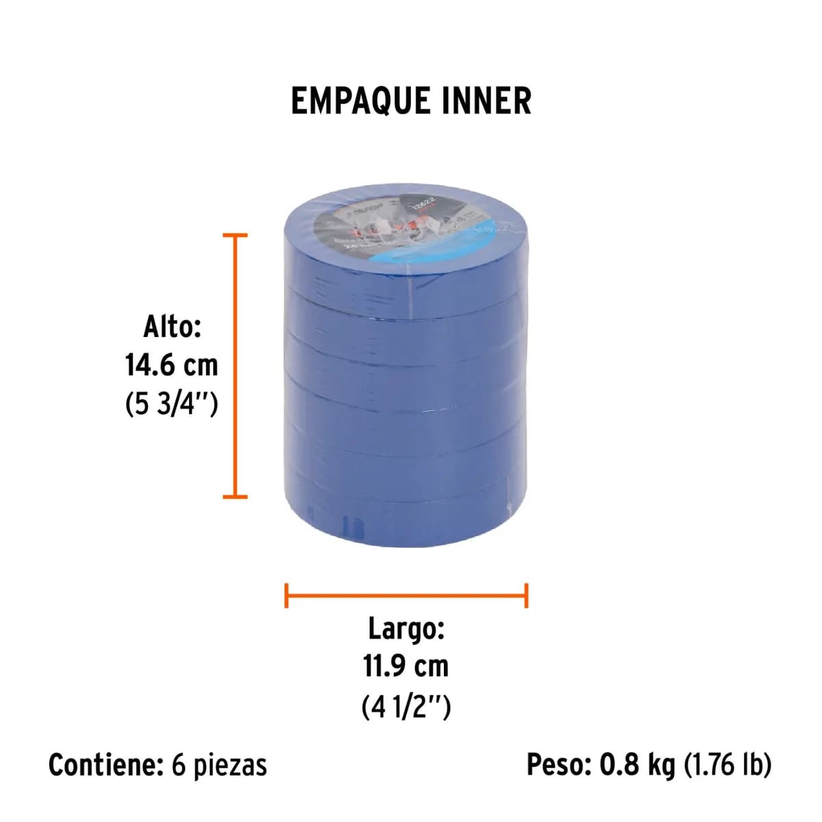 MASKING TAPE TRUPER 1 AZUL MSK-1A 12622