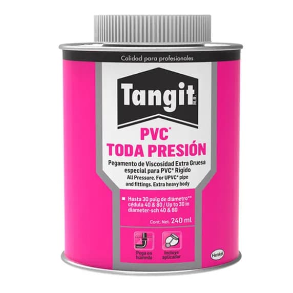 CEMENTO PVC TANGIT 240ML TODA PRESION 8onz 11-100
