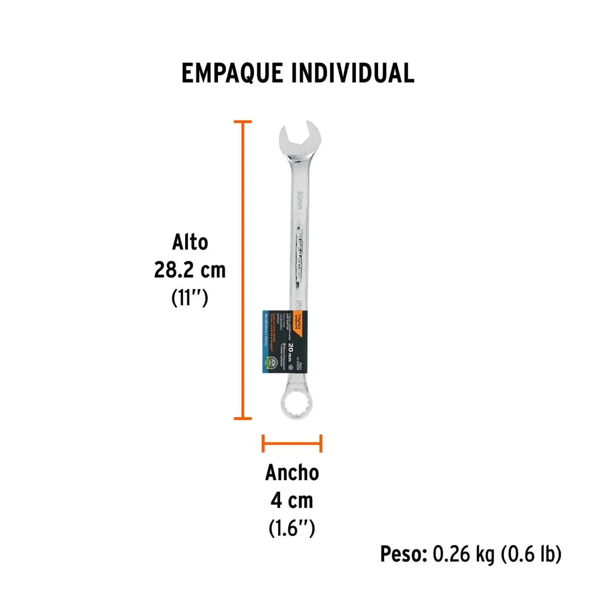 LLAVE COMBINADA 20MM TRUPER LL-1220M 15624