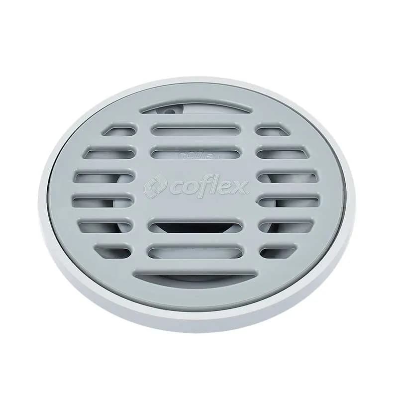 REJILLA DE PISO COFLEX PVC REDONDA PC-150 046608 plastica