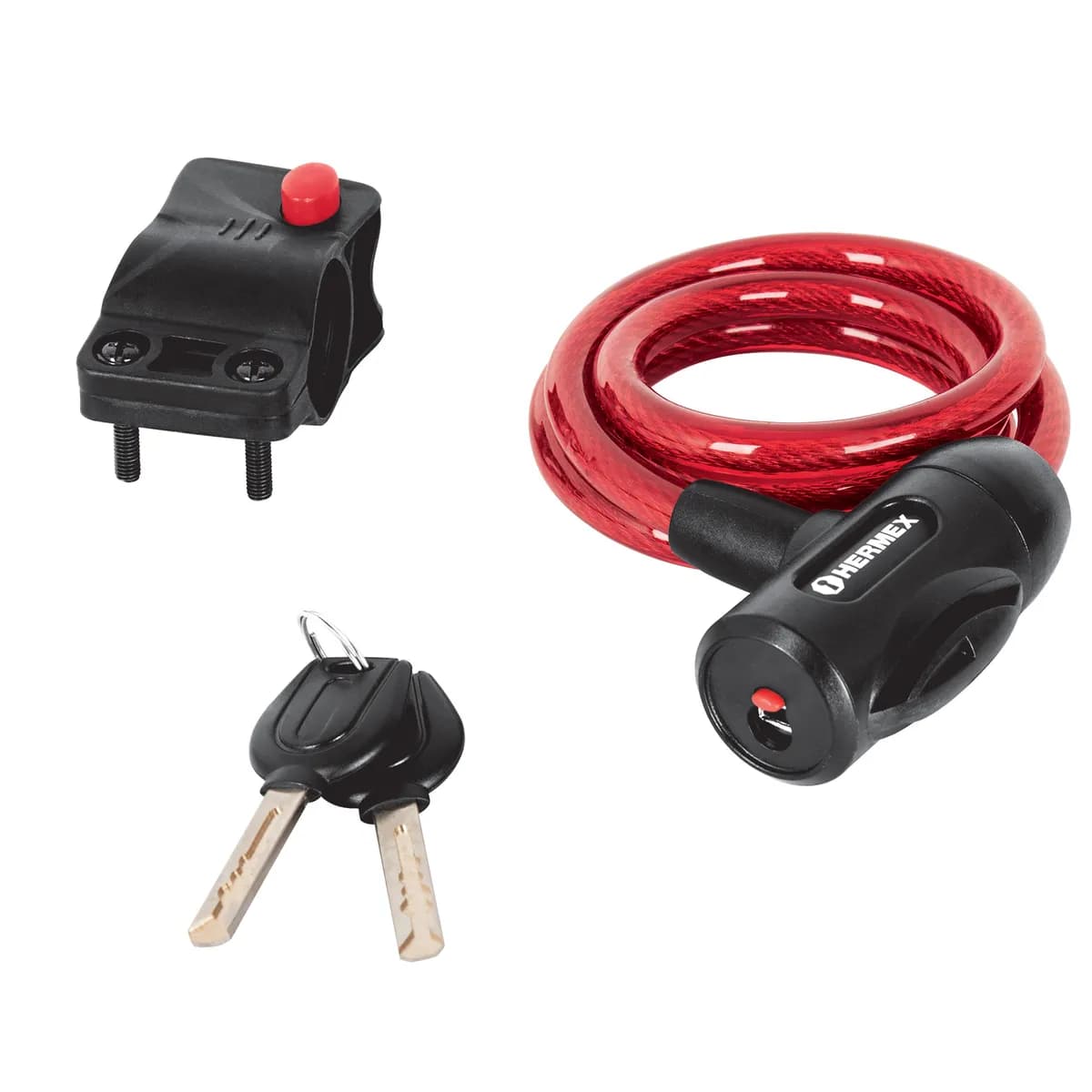 CANDADO HERMEX C/CABLE CB-10 CA#27 43922