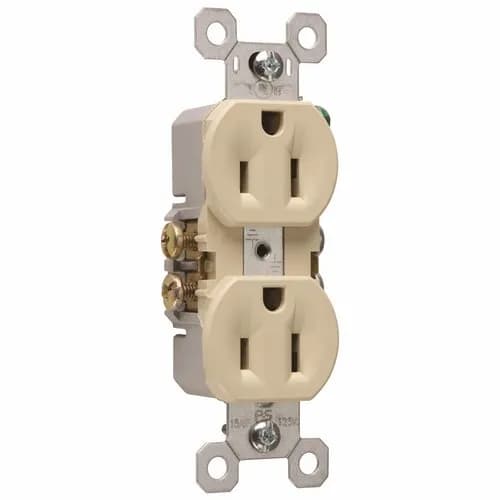 Tomacorriente LEGRAND 110V doble marfil 32321 tomacorriente