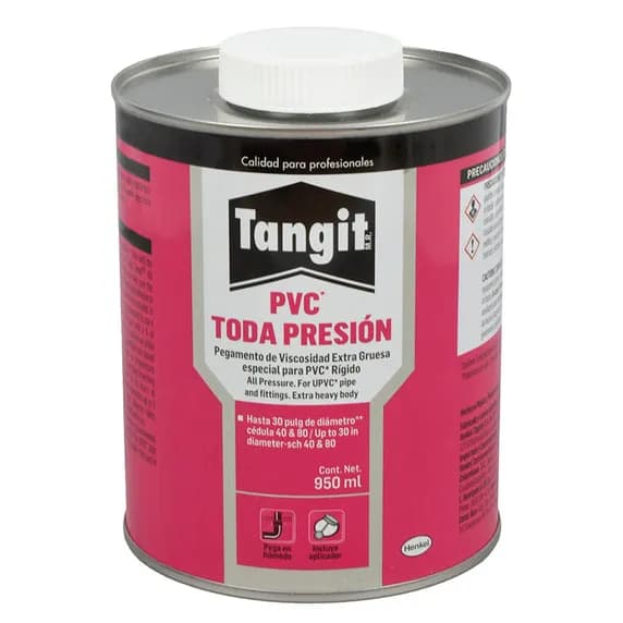 CEMENTO PVC TANGIT 950ML TODA PRESION 32onz 1/4gl 10-111