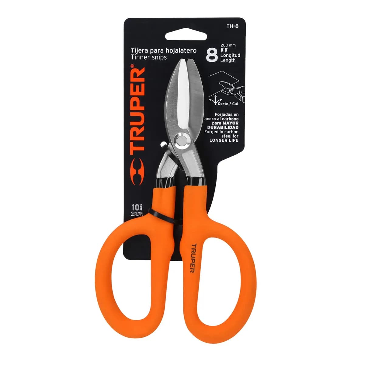 TIJERA HOJALATERO 8" TRUPER TH-8 18500