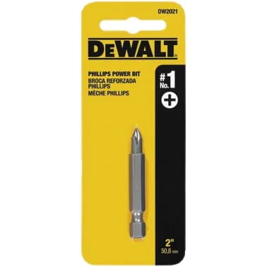 PUNTA DESTOR #1 ESTRIA DEWALT #1x2pulg P1 DW2021
