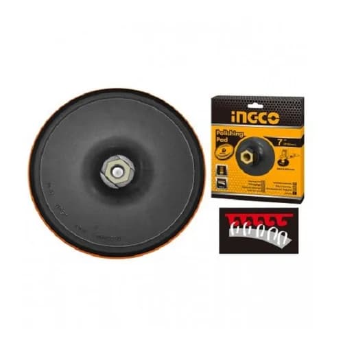PLATO DE GOMA INGCO 7"X5/8 PARA PULIDORA UPP0201801