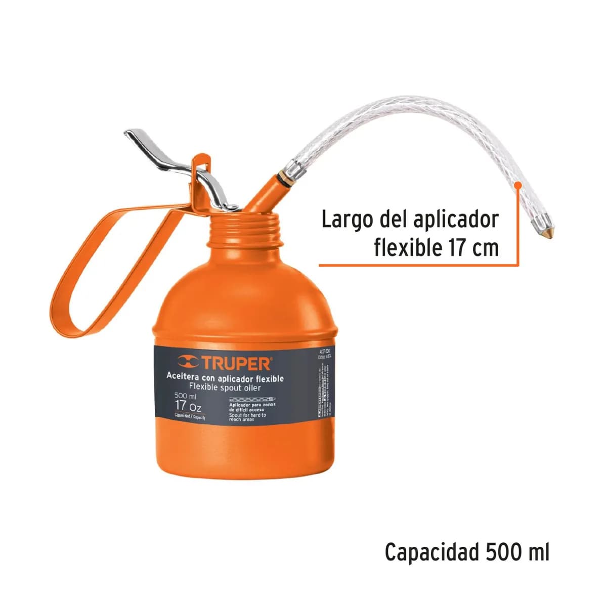 ACEITERA 17 ONZ 500ml TRUPER FLEX ACEF-500 14874