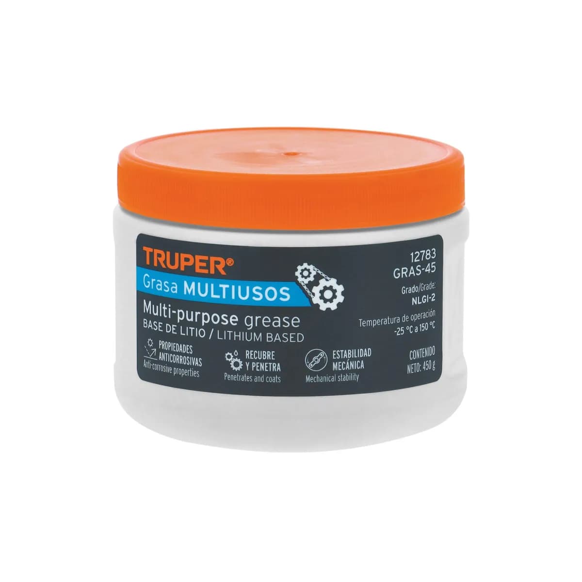GRASA LITIO TRUPER NLGI-2 GRAS-45 12783 450g