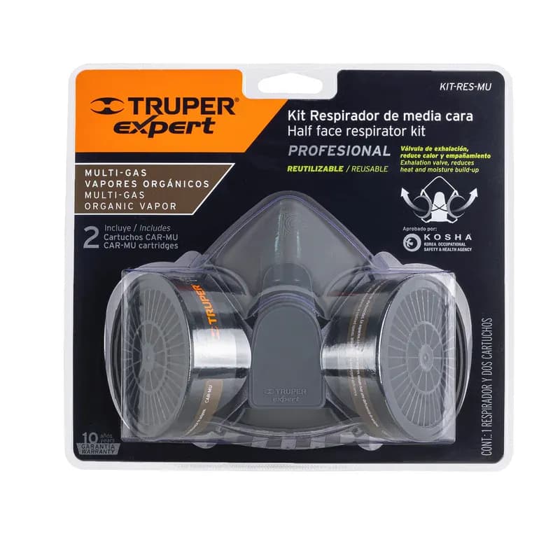MASCARILLA QUIMICA 2 FILTRO TRUPER PRODUCTS