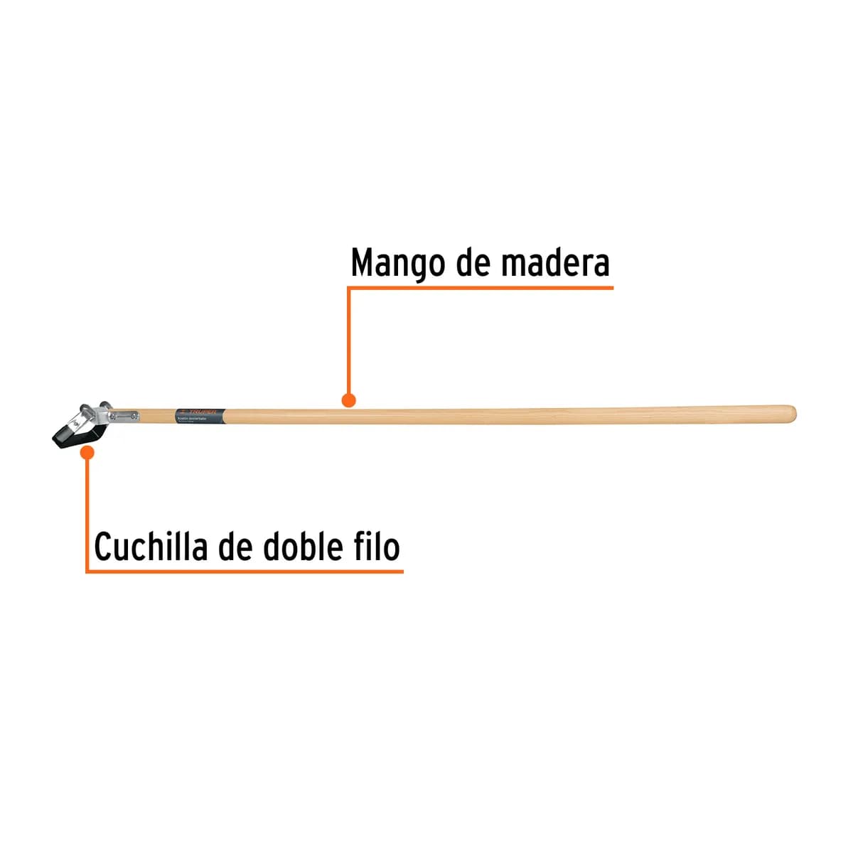 Azadon Deshierbador TRUPER M/MANGO MADERA 54 ACT-HOE 15127