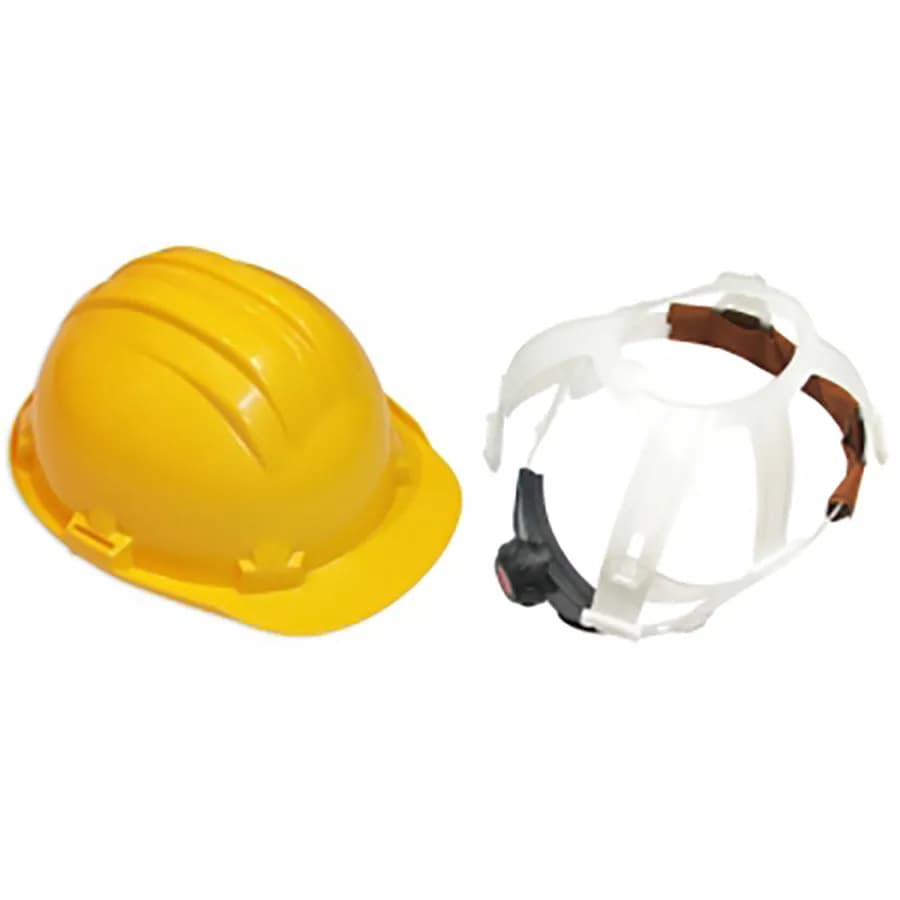 Casco protector CLIMAX AMARILLO P/OBRERO