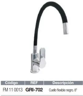 MEZCLADORA MONOMANDO MONOCONTROL FREG FERMETAL GRI-702