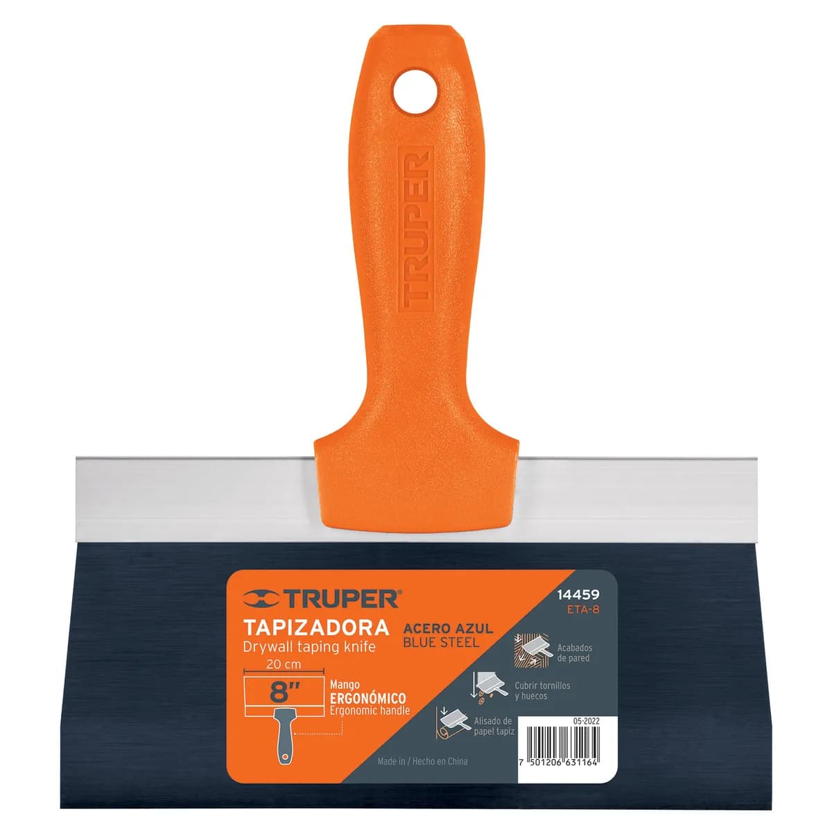 ESPATULA 8pulg TAPIZADORA TRUPER ETA-8 14459