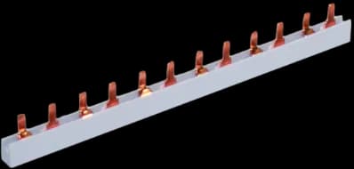 PEINE PINES 2P 216MMX10MM2 SOLERA 120777 p/caja breaker europeo