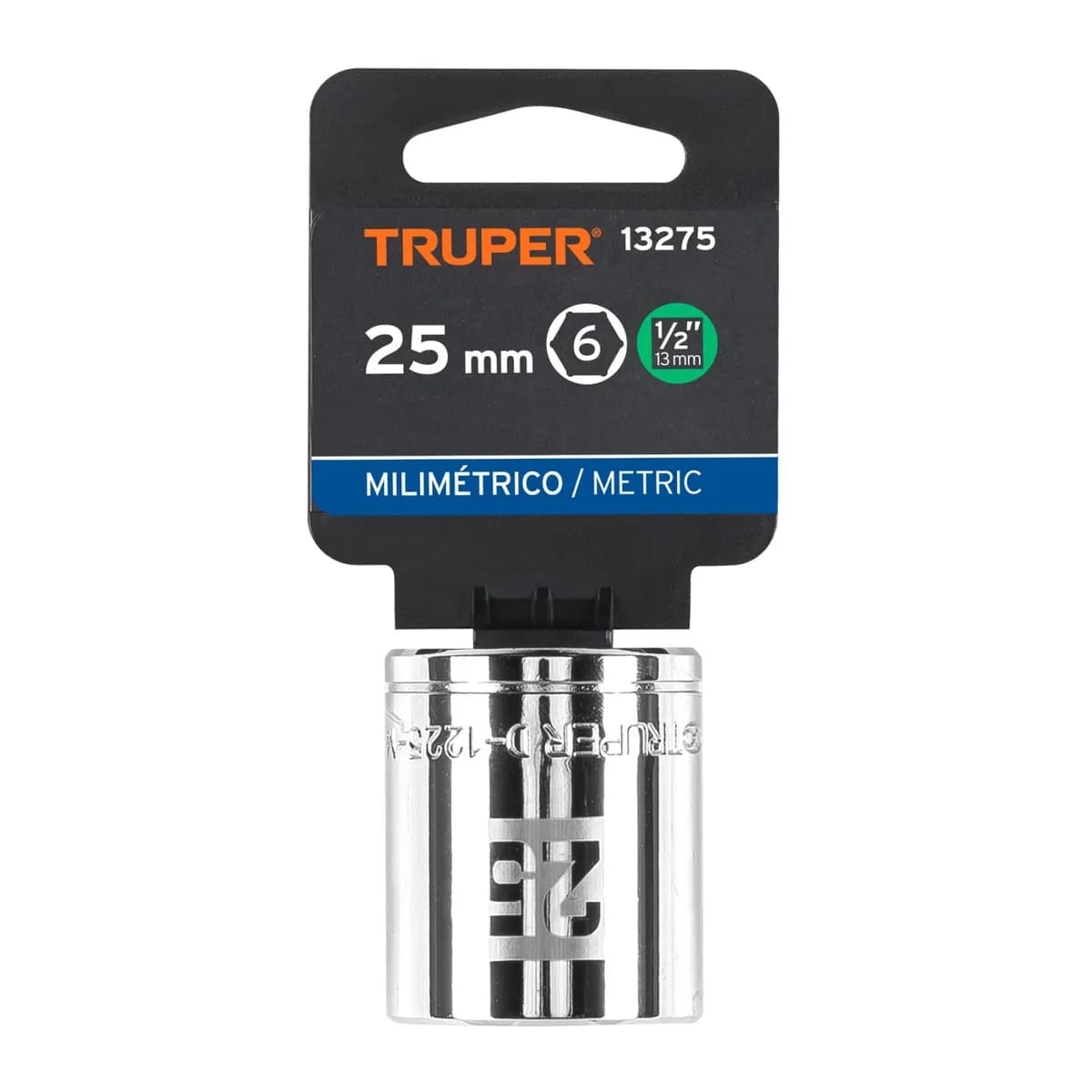 CUBO 25MM X 1/2 HEX TRUPER D-5425-M 13275 MECANICO