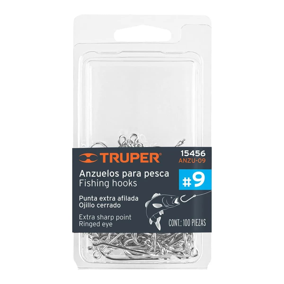 Unidad Anzuelos #9 P/PESCA TRUPER 15456