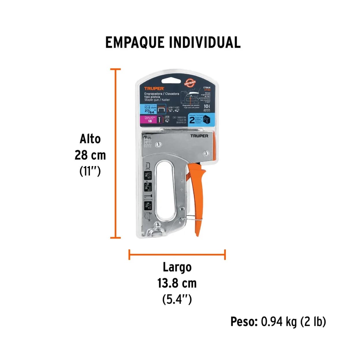 GRAPADORA TRUPER T/PISTOLA ET-50 17964