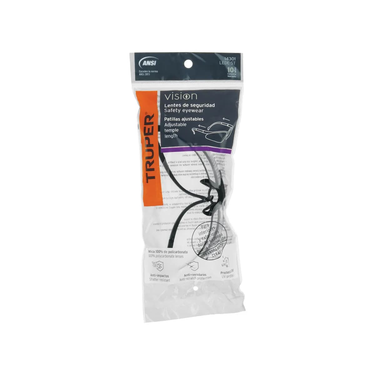 LENTE TRUPER TRANSPARENTE LEDE-ST 14301