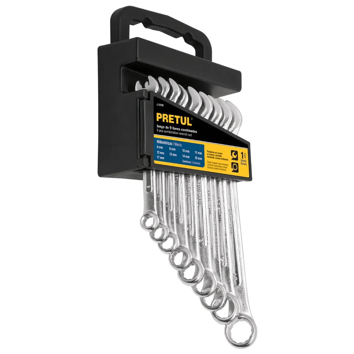 JUEGO LLAVE COMB/9PZS PRETUL J-209M 21995
