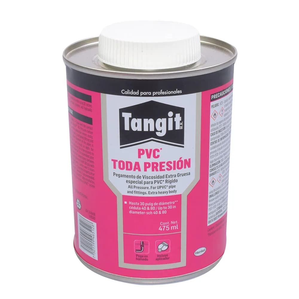 CEMENTO PVC TANGIT 475ML TODA PRESION 16onz 10-109