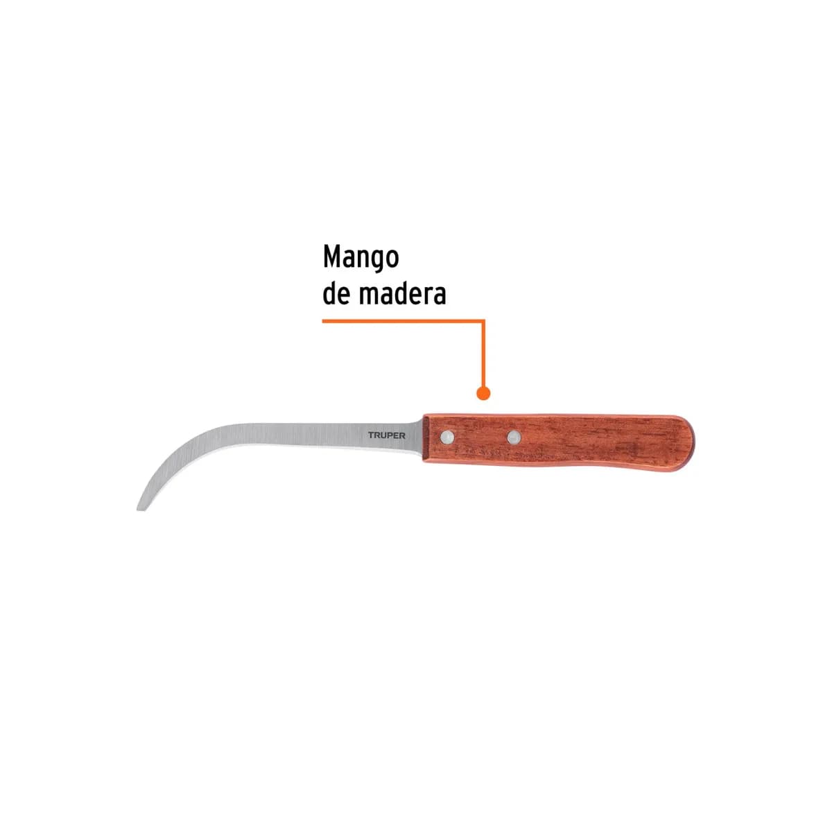 CUCHILLO BANANERO TRUPER 5"ACERO INOX 102941