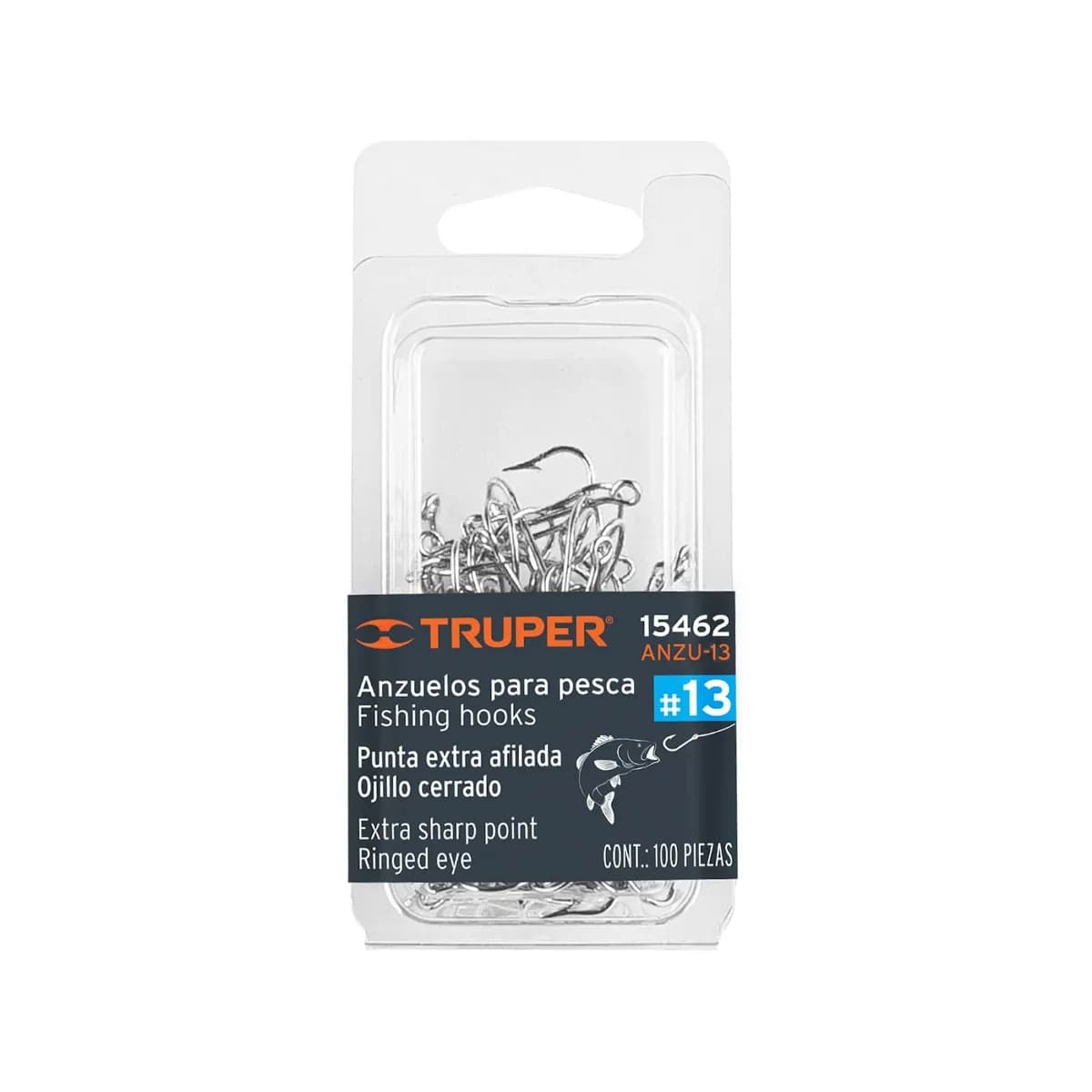 Unidad Anzuelos #13 P/PESCA TRUPER 15462
