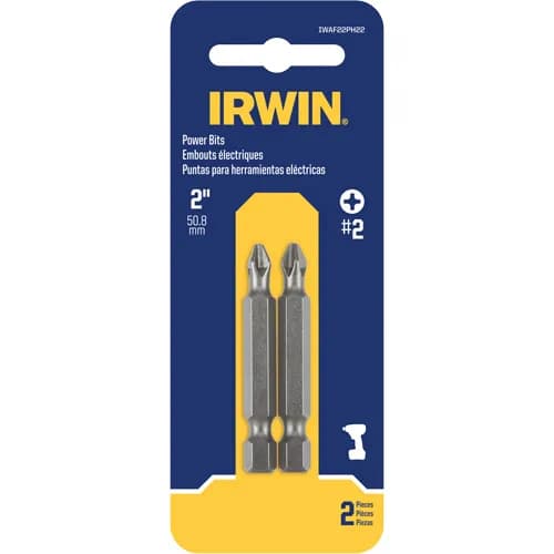 PUNTA ESTRIA #2 2/1 IRWIN 3520071C BLISTE p/taladro iwaf22ph22