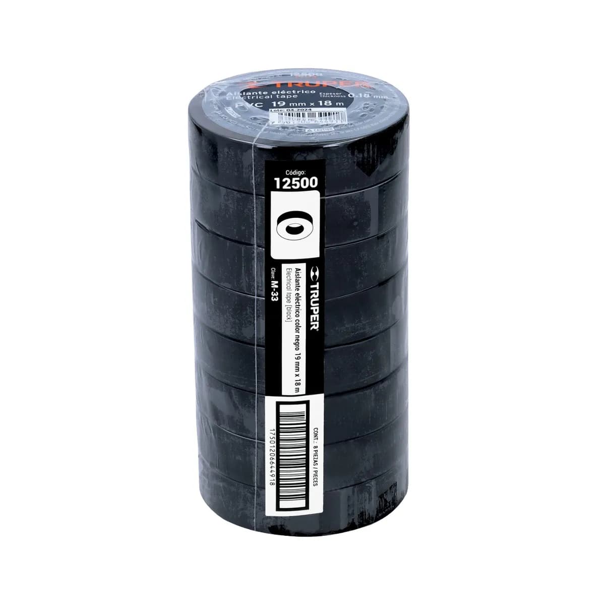 TAPE TRUPER NEGRO ELECTRICO M-33 12500