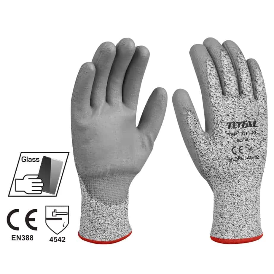 GUANTE LATEX NYLON GRANDE TOTAL TSP1701-XL 047932