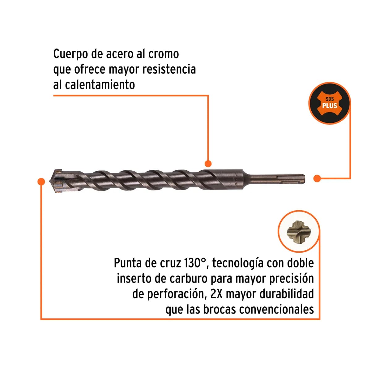 BARRENA INSERCION SDS 1X10 TRUPER SDS PLUS 11289