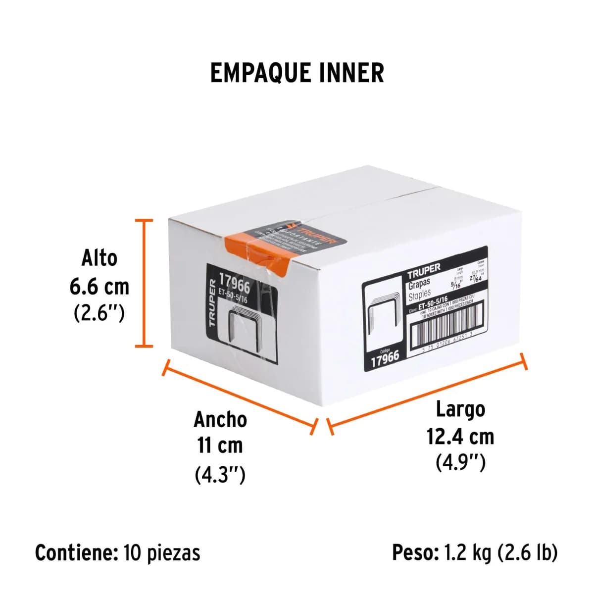 GRAPA TRUPER ET-50-5/16 1000/1 17966