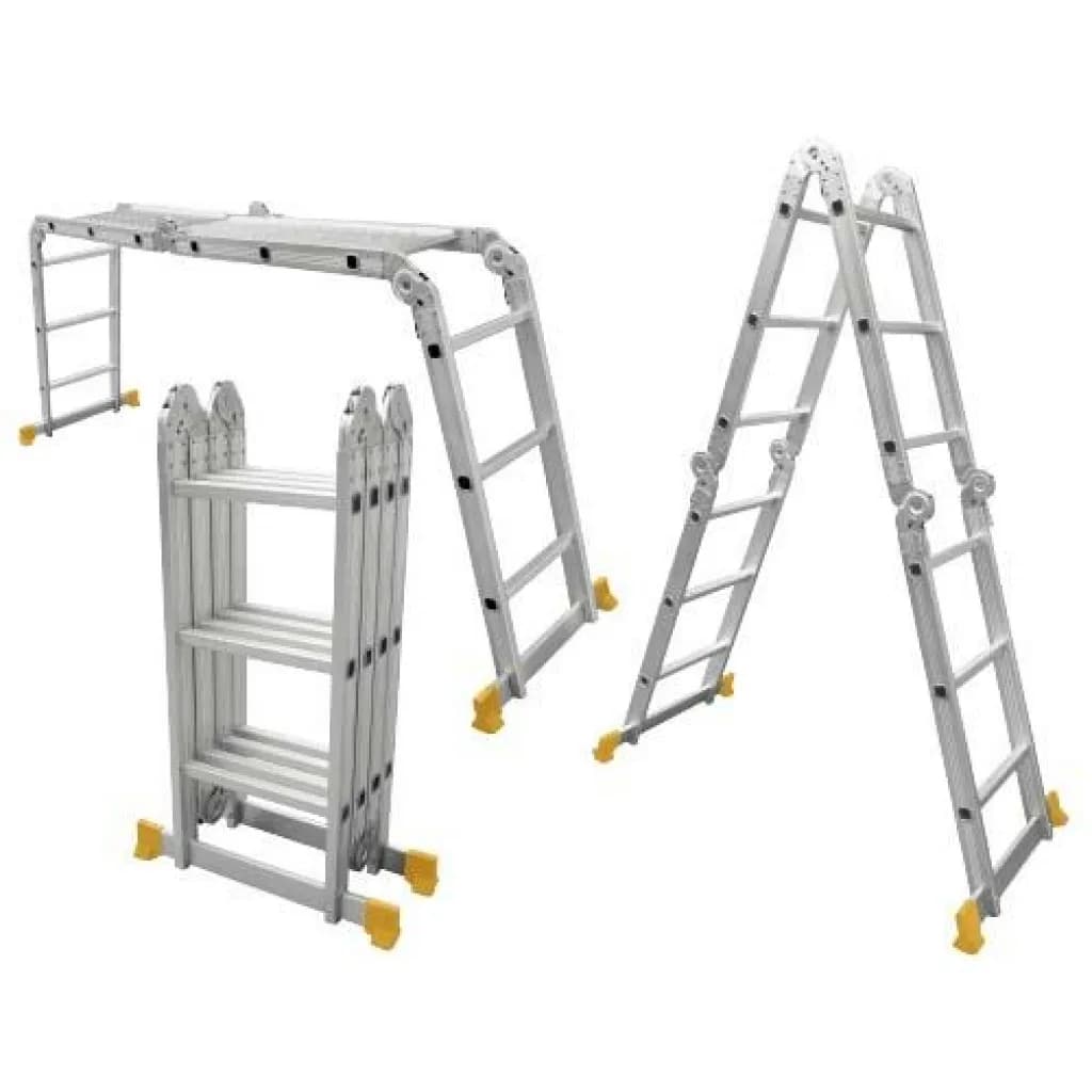 ESCALERA DE ALUMINIO INGCO MULTIFUNCIONAL 4X3 HLAD04431