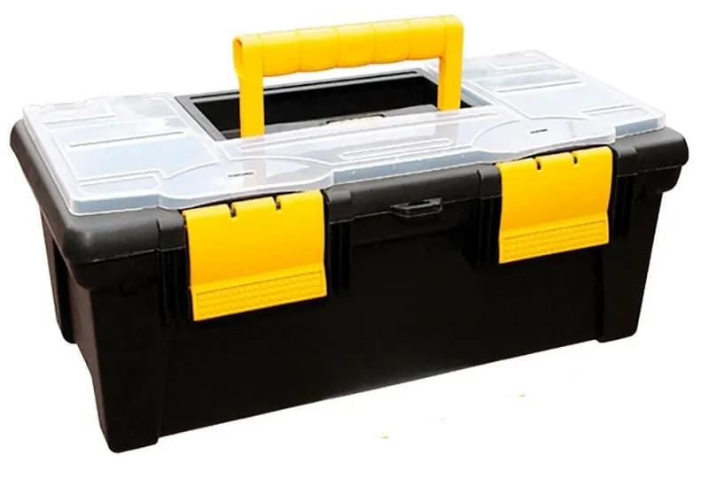 CAJA HERRAMIENTA ELITE PLASTICA 16 NEGRA/GRIS WJ200033-2