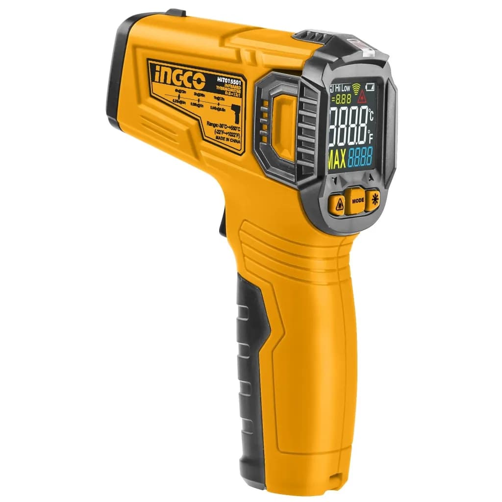 TERMOMETRO INFRA ROJO INGCO 30C-550C HIT015501 digital