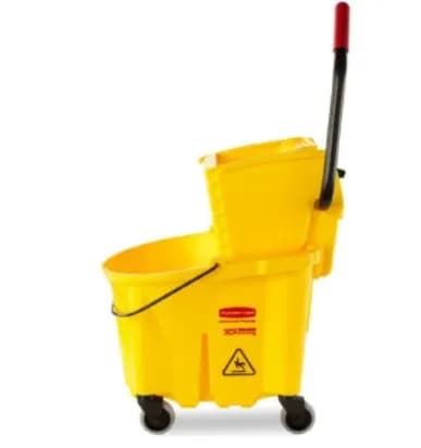 CUBETA LIMPIEZA RUBBERMAID 35QT C/ESCURRIDOR EXPRIMIDOR 020732