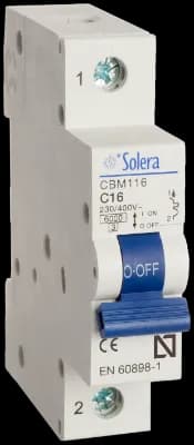 BREAKER 1P 16AMP SOLERA EUROPEO CBM1