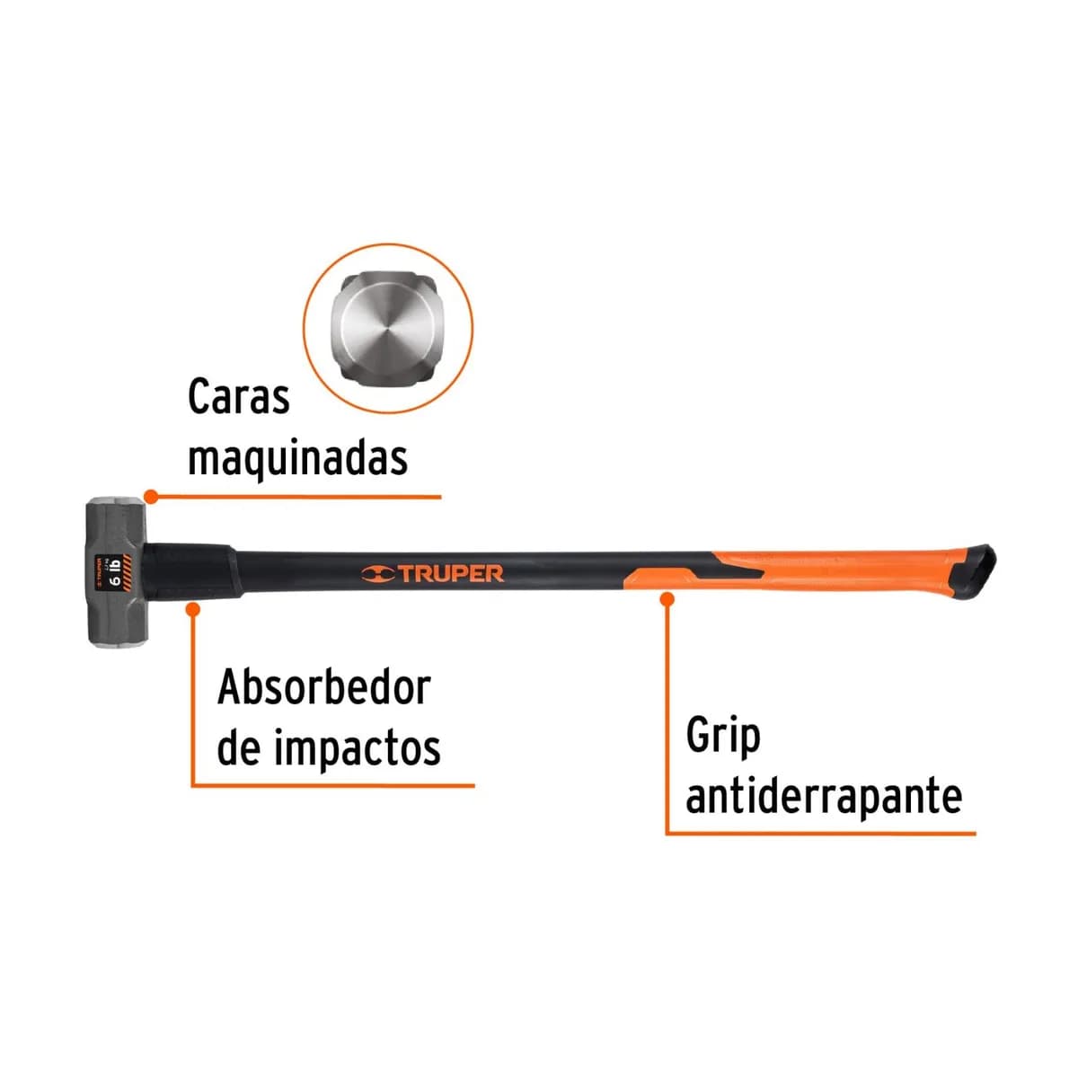 MASETA TRUPER 6LIBS FIBRA MD-6F 19884