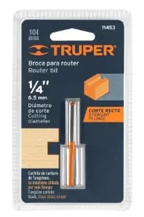 BARRENA P/ROUTER 1/4X1 TRUPER BROU-R2-1/4L 11453