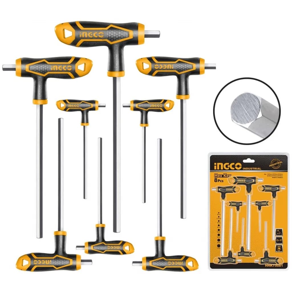 JUEGO INGCO DE LLAVE ALLEN 8PCS 2MM/10MM HHKT8081