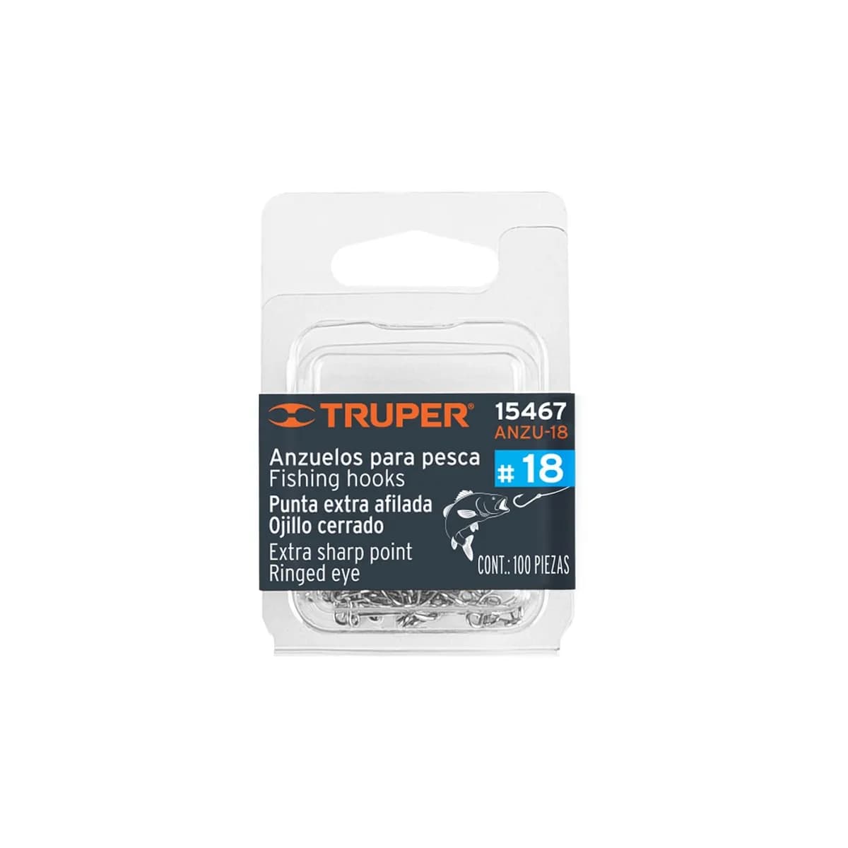 Unidad Anzuelos #18 P/PESCA TRUPER 15467