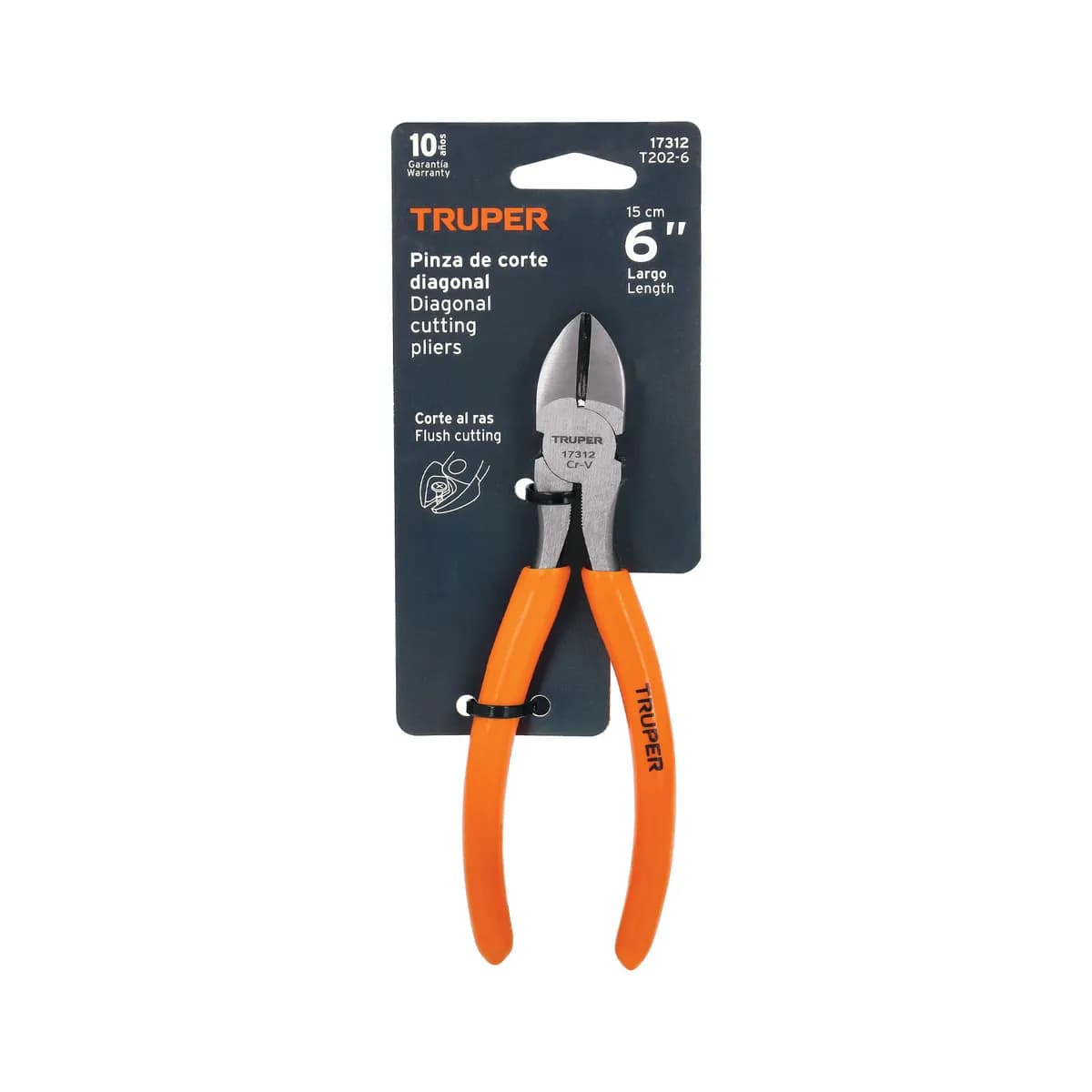 PINZA TRUPER CORTE DIAGONAL 6" T-202-6 17312