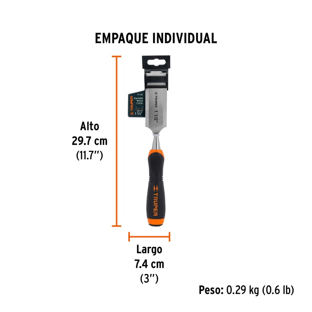 FORMON 1-1/2pulg P/MADERA TRUPER FT-1 1/2" 14639