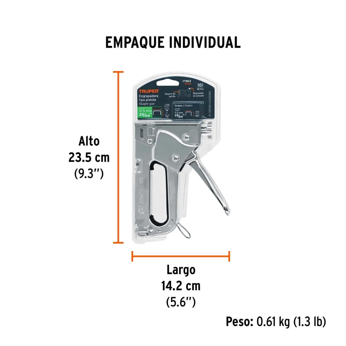 GRAPADORA TRUPER T/PISTOLA ET-21 17963
