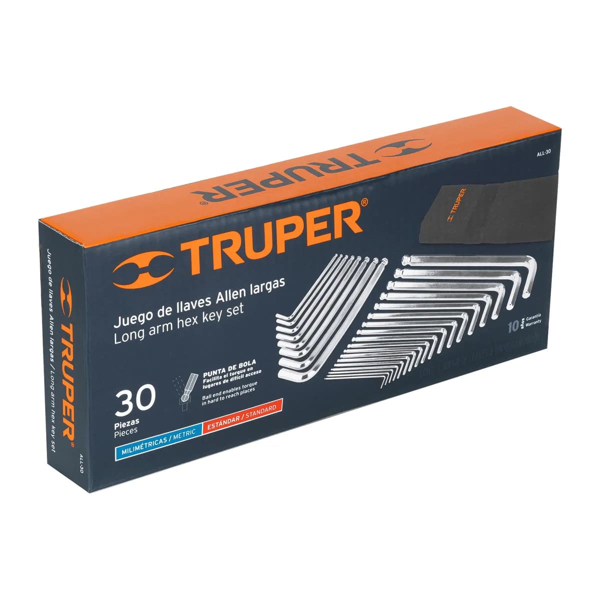 JUEGO DE LLAVE ALLEN LARGAS TRUPER 30PAS ALL-30 15562