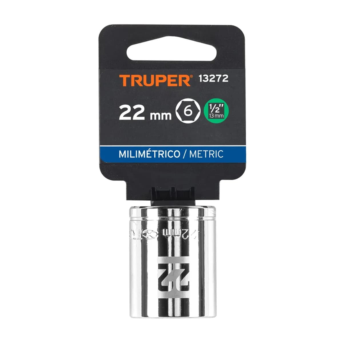 CUBO MECANICO 22MM HEX TRUPER D-5422-M 13272 mecanico