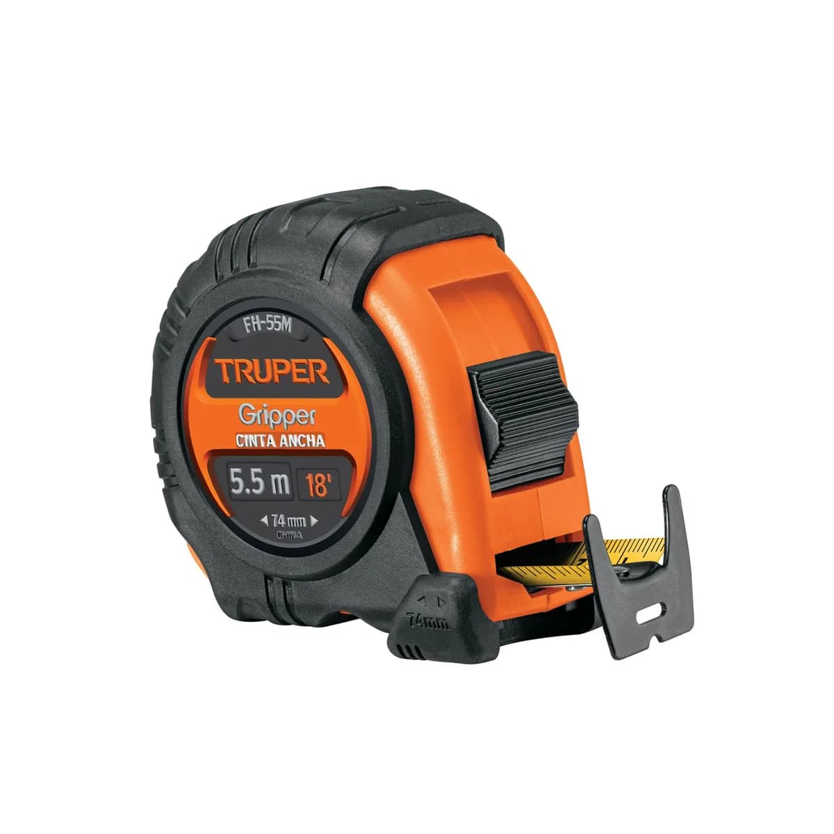 Cinta metrica TRUPER 5.5mts IMPACTOS PVC FH-55M 14613 METRICA