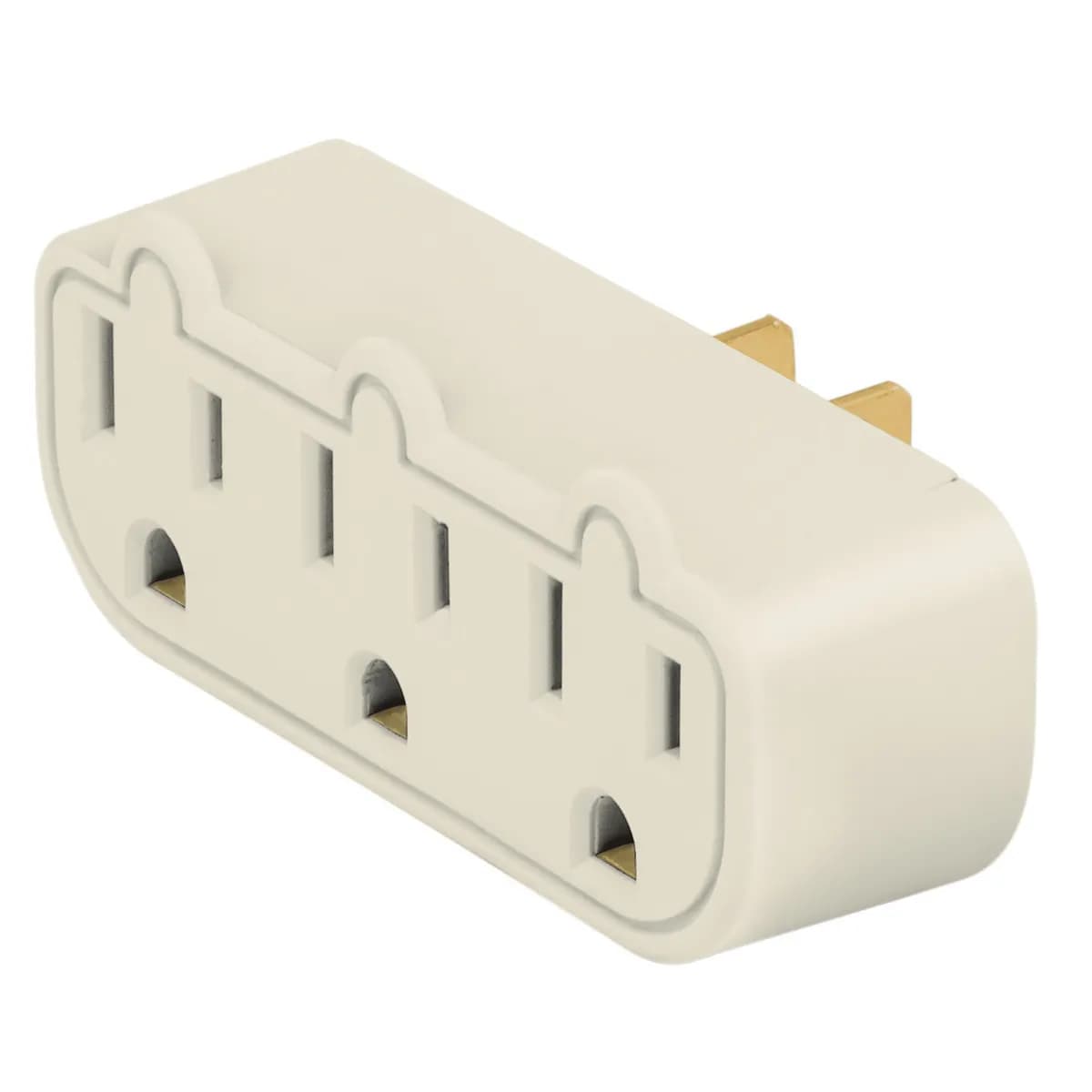 Adaptador tomac 3 Salida Conector D/Pared VOLTECK mul-320 46810 electrico blanco