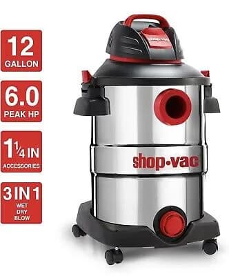 ASPIRADORA ELECT SHOP-VAC D/POLVO 12GLS 6HP #5926289 071560