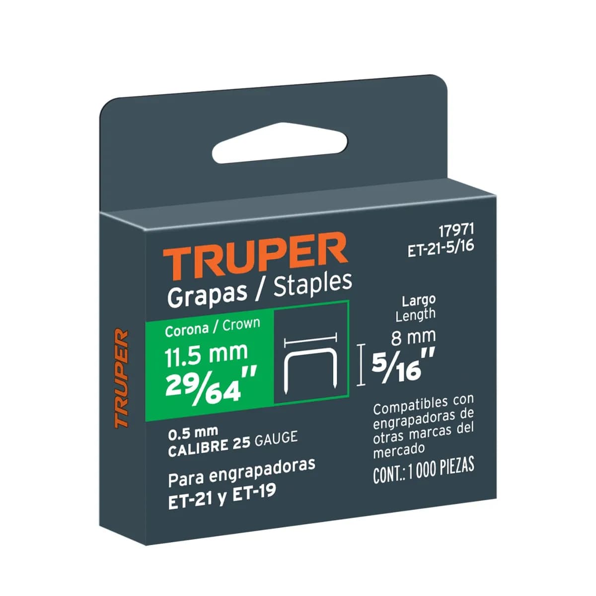 GRAPA TRUPER 5/16 ET-21 7.9MM 17971