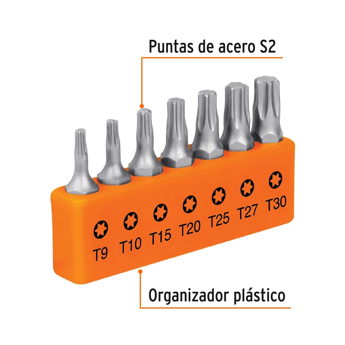 Juego punta TORX 7/1 TRUPER p7-15t 17795